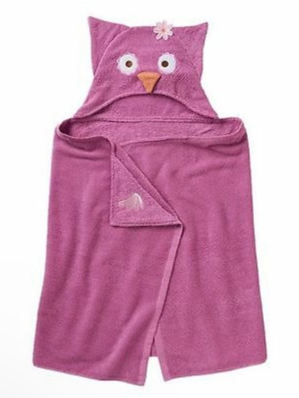 NWT Jumping Beans Hooded Bath Wrap - Owl